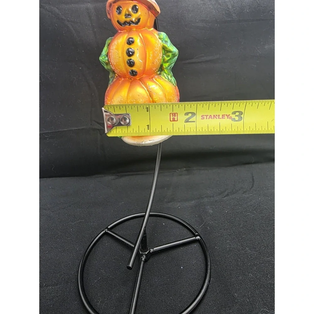 VTG 1999 Christopher Radko Leader of the Patch Jr Pumpkin Halloween Ornament